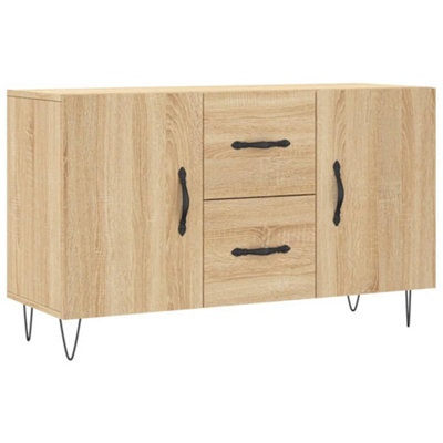 Berkfield Sideboard Sonoma Oak 100x36x60 cm Engineered Wood