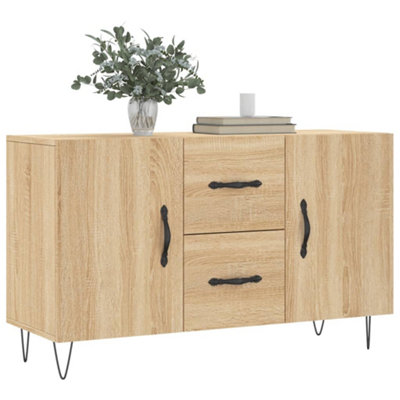 Berkfield Sideboard Sonoma Oak 100x36x60 cm Engineered Wood