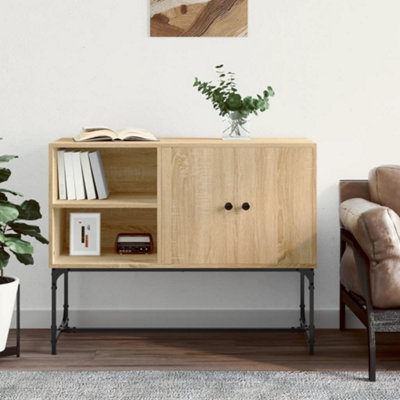 Berkfield Sideboard Sonoma Oak 100x40x79.5 cm Engineered Wood