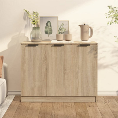 Berkfield Sideboard Sonoma Oak 90.5x30x70 cm Engineered Wood