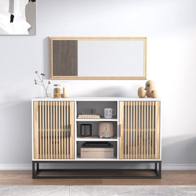 Berkfield Sideboard White 105x30x65 cm Engineered Wood