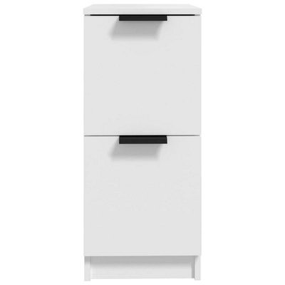 Berkfield Sideboard White 30x30x70 cm Engineered Wood
