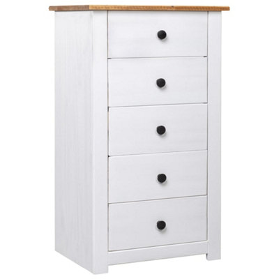 Berkfield Sideboard White 46x40x89 cm Pine Panama Range