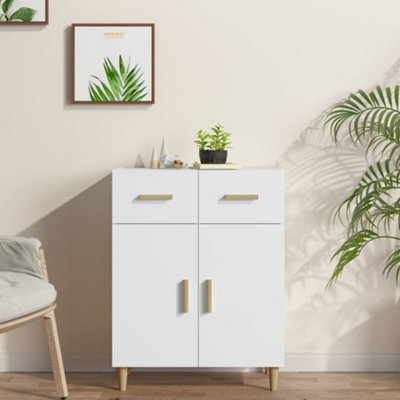 Berkfield Sideboard White 69.5x34x89 cm Engineered Wood