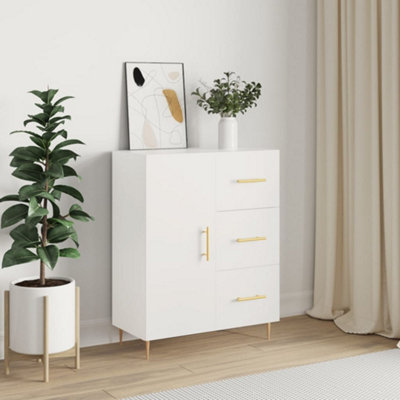 Berkfield Sideboard White 69.5x34x90 cm Engineered Wood