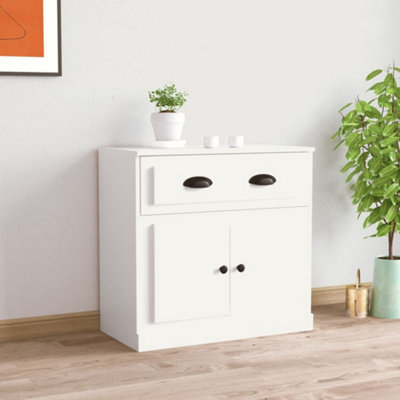 Berkfield Sideboard White 70x35.5x67.5 cm Engineered Wood