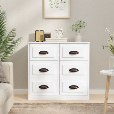 Berkfield Sideboard White 70x35.5x67.5 cm Engineered Wood