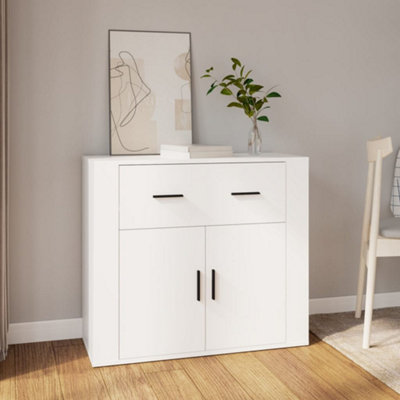 Berkfield Sideboard White 80x33x70 cm Engineered Wood