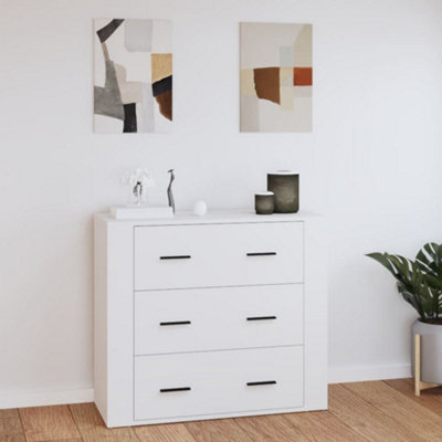 Berkfield Sideboard White 80x33x70 cm Engineered Wood