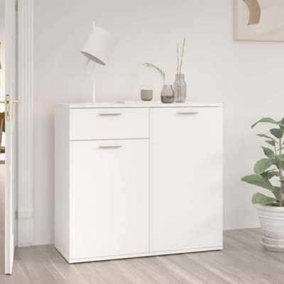 Berkfield Sideboard White 80x36x75 cm Engineered Wood