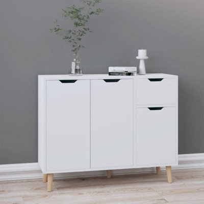 Berkfield Sideboard White 90x30x72 cm Engineered Wood