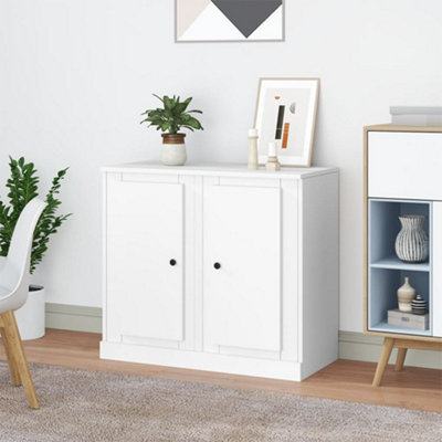 Berkfield Sideboards 2 pcs White 37.5x35.5x67.5 cm Engineered Wood