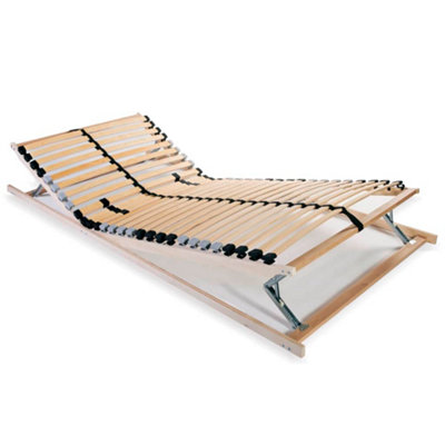 Berkfield Slatted Bed Base with 28 Slats 7 Zones 90x200 cm