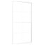 Berkfield Sliding Door Frosted ESG Glass and Aluminium 102.5x205 cm White
