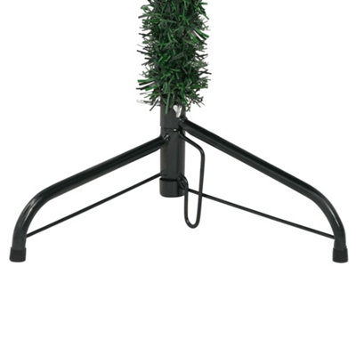 Berkfield Slim Artificial Half Christmas Tree with Flocked Snow 150 cm - 8