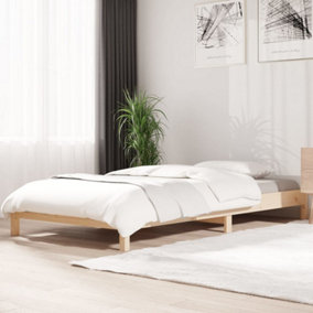 Berkfield Stack Bed 90x190 cm Solid Wood Pine