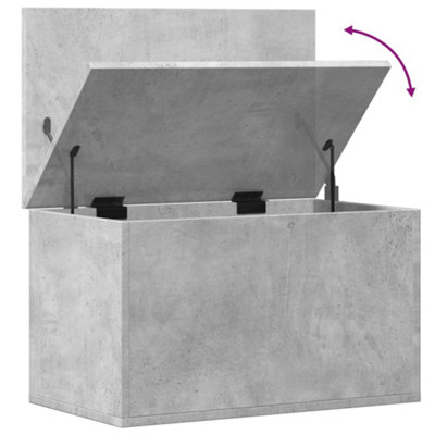 Berkfield Storage Box Concrete Grey 60x35x35 cm Engineered Wood