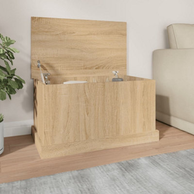 Berkfield Storage Box Sonoma Oak 70x40x38 cm Engineered Wood