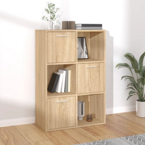 Berkfield Storage Cabinet Sonoma Oak 60x29.5x90 cm Engineered Wood