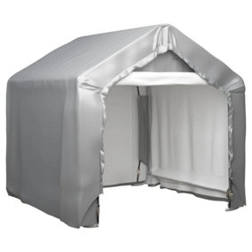Berkfield Storage Tent Grey 180x180 cm Galvanised Steel
