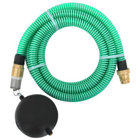Berkfield Suction Hose with Brass Connectors 5 m 25 mm Green