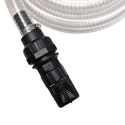 Berkfield Suction Hose with Connectors 7 m 22 mm White