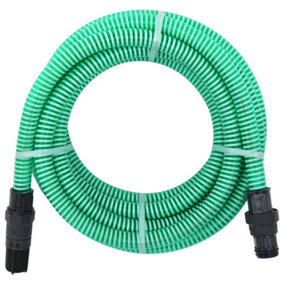 Berkfield Suction Hose with PVC Connectors 10 m 22 mm Green