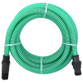 Berkfield Suction Hose with PVC Connectors 4 m 22 mm Green