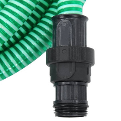 Berkfield Suction Hose with PVC Connectors 4 m 22 mm Green