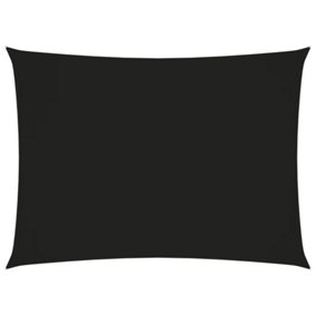 Berkfield Sunshade Sail Oxford Fabric Rectangular 2.5x4 m Black