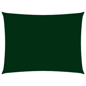 Berkfield Sunshade Sail Oxford Fabric Rectangular 2x4.5 m Dark Green