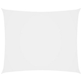 Berkfield Sunshade Sail Oxford Fabric Rectangular 5x7 m White
