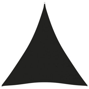 Berkfield Sunshade Sail Oxford Fabric Triangular 3x4x4 m Black