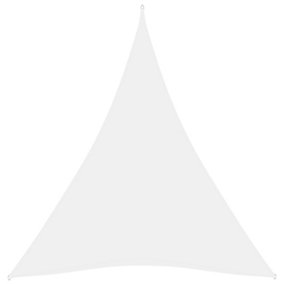 Berkfield Sunshade Sail Oxford Fabric Triangular 3x4x4 m White