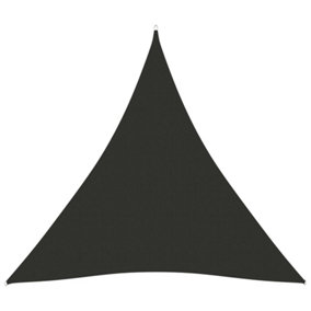 Berkfield Sunshade Sail Oxford Fabric Triangular 4.5x4.5x4.5 m Anthracite