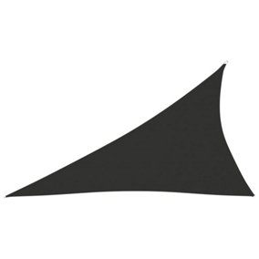 Berkfield Sunshade Sail Oxford Fabric Triangular 4x5x6.4 m Anthracite
