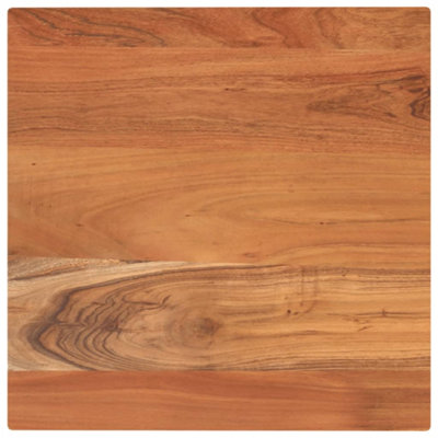 Berkfield Table Top 50x50x2.5 cm Square Solid Wood Acacia