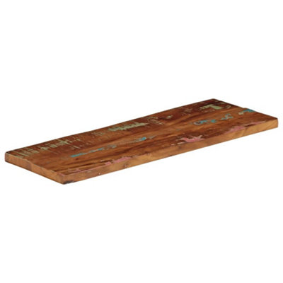 Berkfield Table Top 90x20x3.8 cm Rectangular Solid Wood Reclaimed