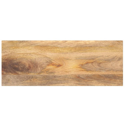 Berkfield Table Top 90x30x2.5 cm Rectangular Solid Wood Mango