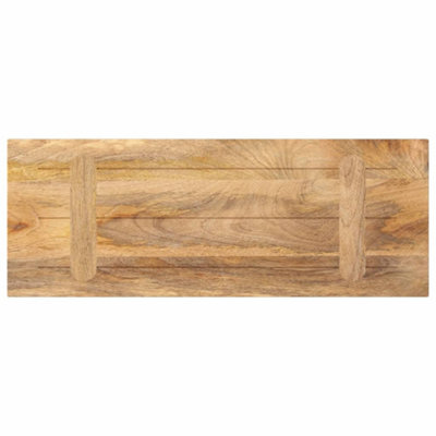 Berkfield Table Top 90x30x2.5 cm Rectangular Solid Wood Mango