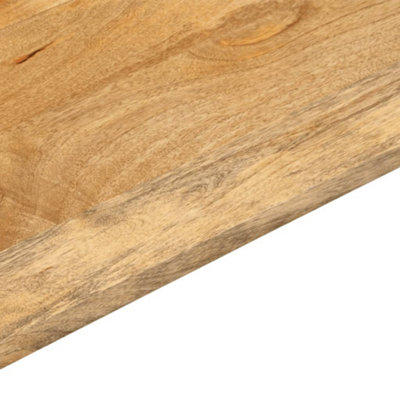 Berkfield Table Top 90x30x2.5 cm Rectangular Solid Wood Mango