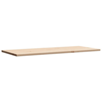 Berkfield Table Top 90x40x1.7 cm Rectangular Solid Wood Pine