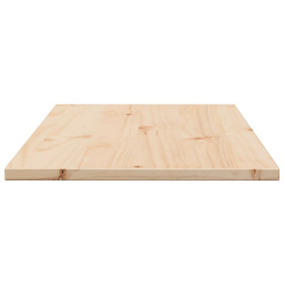 Berkfield Table Top 90x40x1.7 cm Rectangular Solid Wood Pine