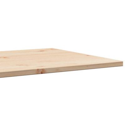 Berkfield Table Top 90x40x1.7 cm Rectangular Solid Wood Pine