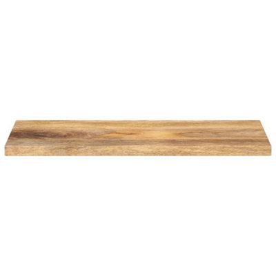 Berkfield Table Top 90x40x2.5 cm Rectangular Solid Wood Mango