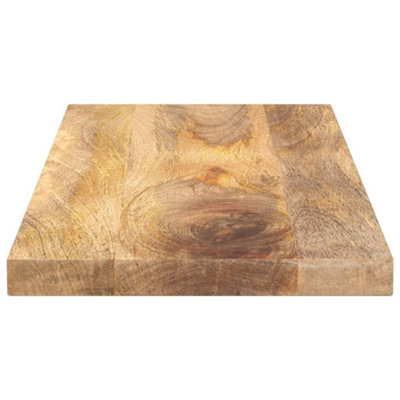 Berkfield Table Top 90x40x2.5 cm Rectangular Solid Wood Mango