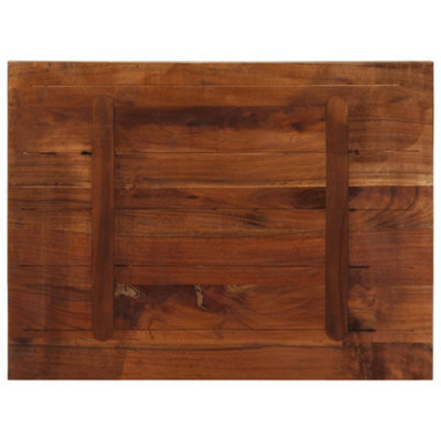 Berkfield Table Top 90x50x3.8 cm Rectangular Solid Wood Reclaimed