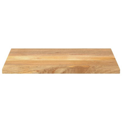 Berkfield Table Top 90x70x3.8 cm Rectangular Solid Wood Mango