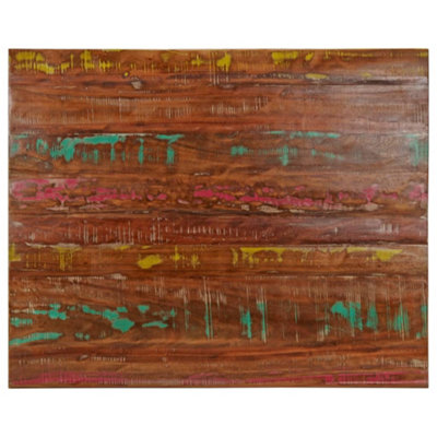 Berkfield Table Top 90x80x2.5 cm Rectangular Solid Wood Reclaimed