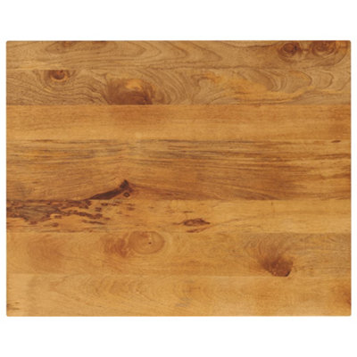 Berkfield Table Top 90x80x3.8 cm Rectangular Solid Wood Mango